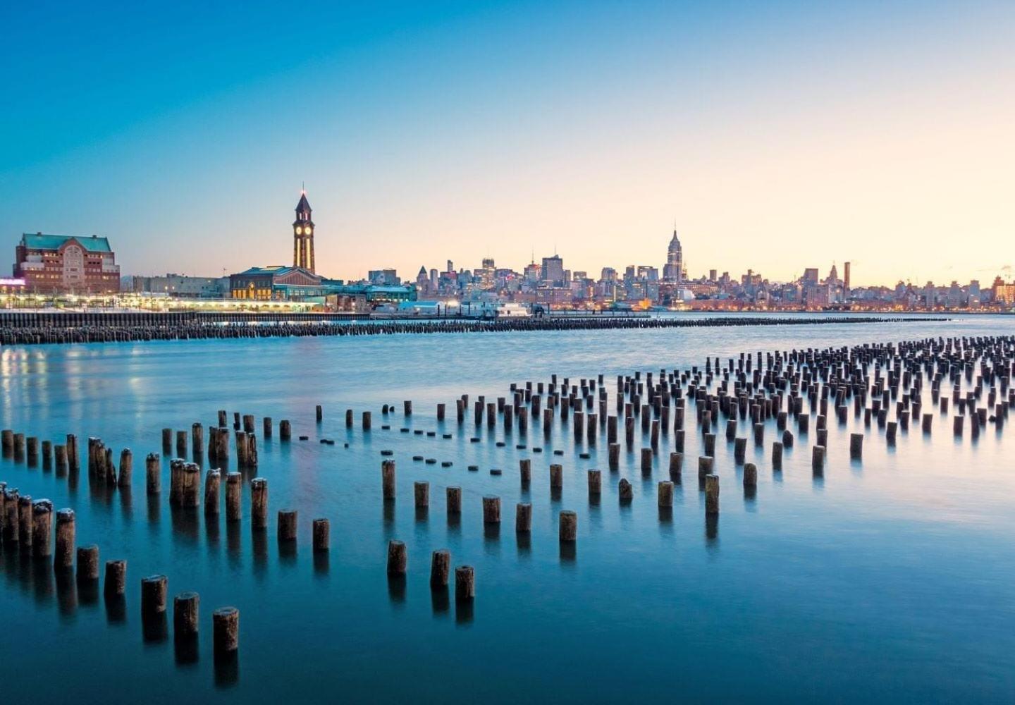 Chic Penthouse 15 Minutes From Nyc - Bus Stop At Doorstep Hoboken Eksteriør bilde